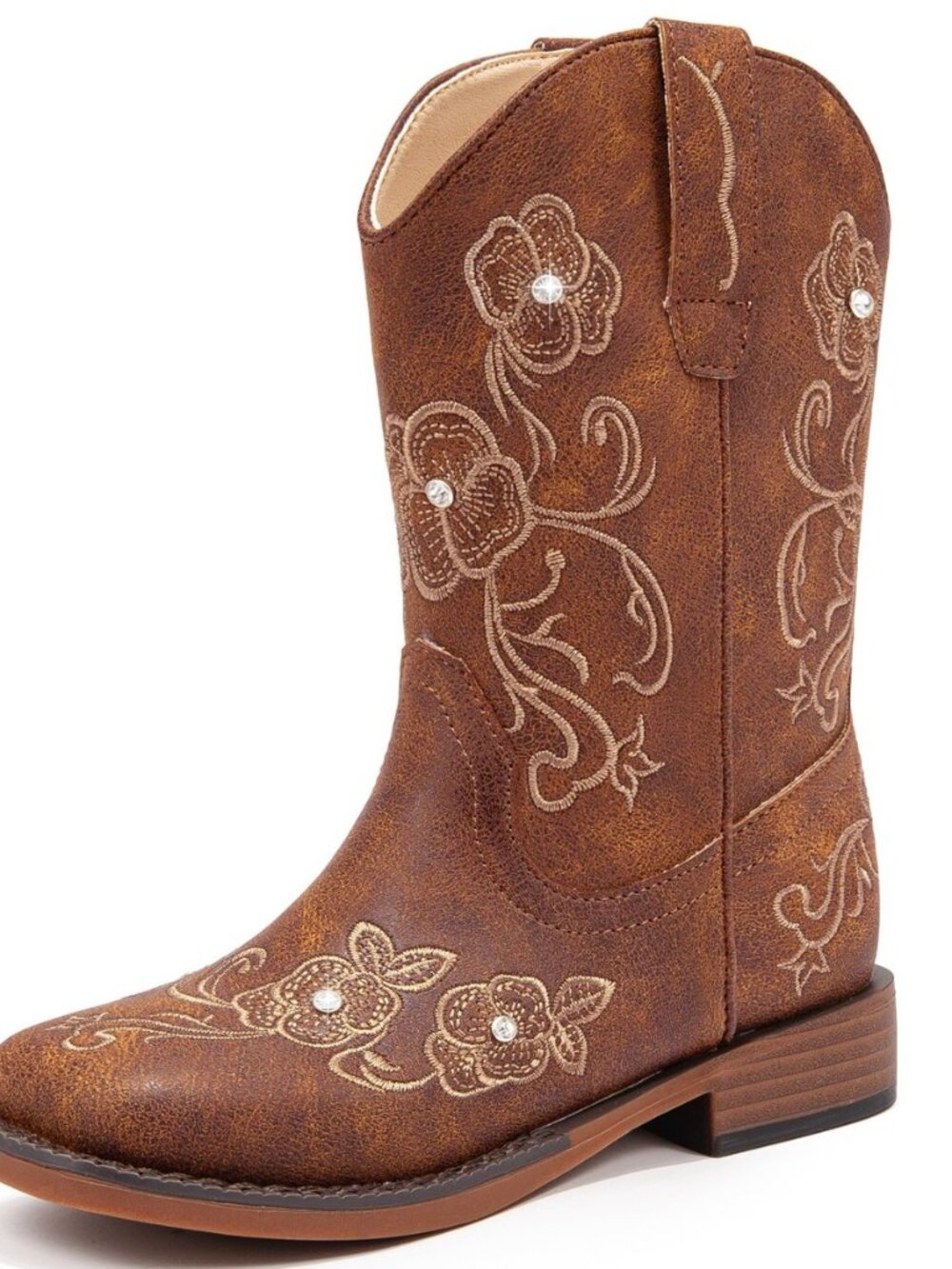 Girls Cowboy Boots Western Floral Little Big Kids Cowgirl Boots